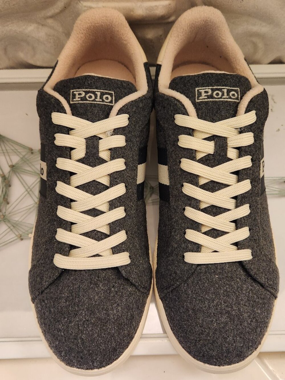 Polo Ralph Lauren Heritage Court II Wool Sneakers. NIB. Size 11.5 - Picture 5 of 11